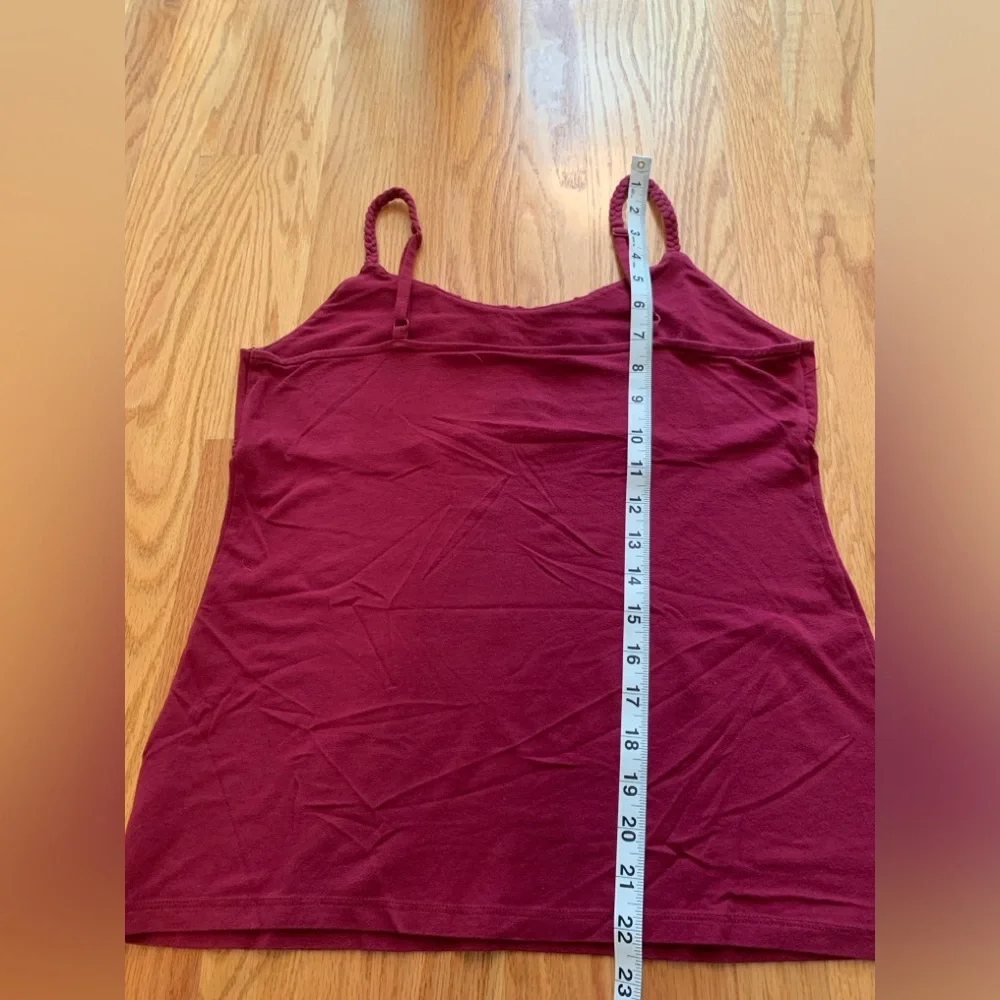 Bundle of 3 large Camisole Tanks by Torrid, JJill, & Inc in Aqua, Berry & White - Picture 8 of 16